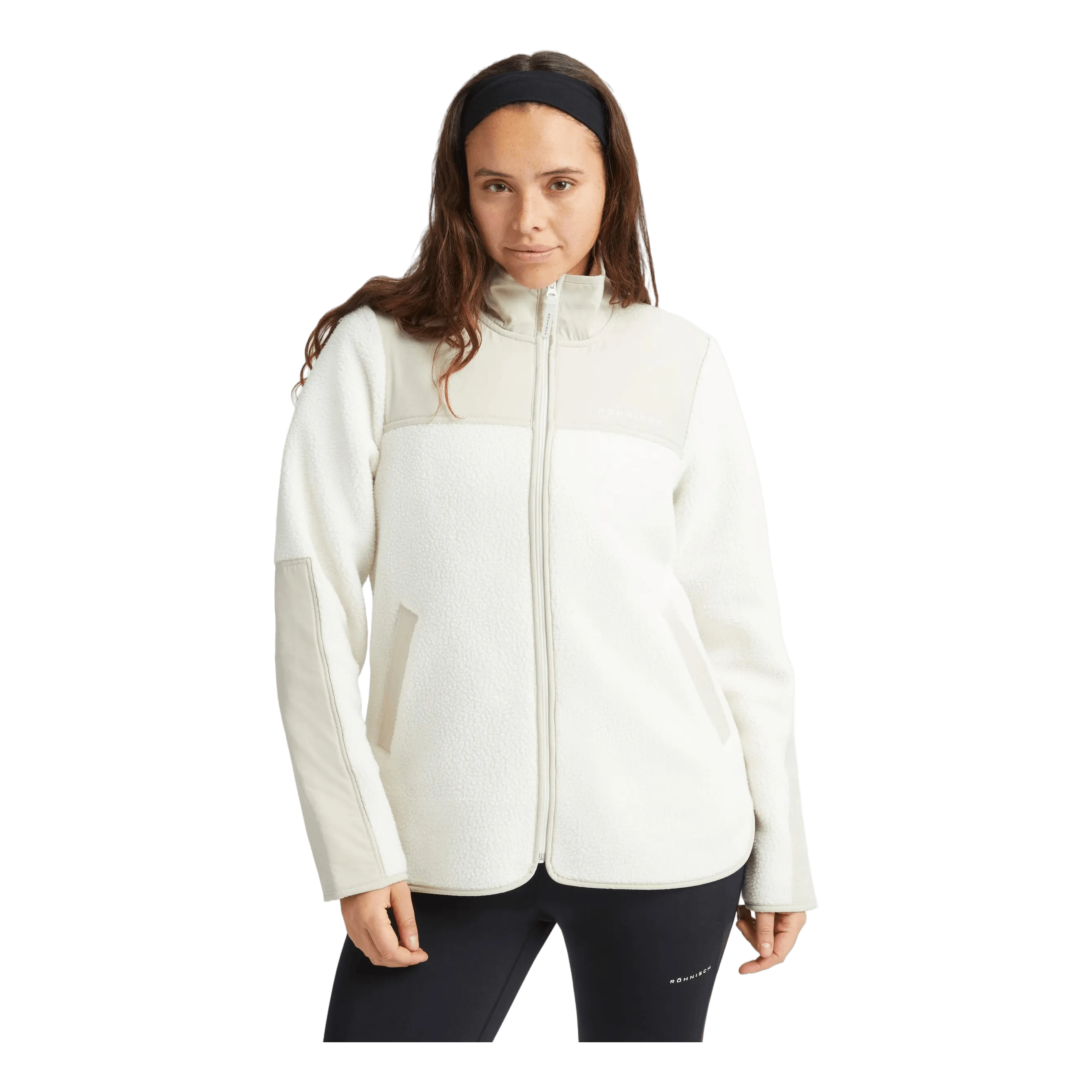 Röhnisch Phoebe Pile Jacket Peyote Beige