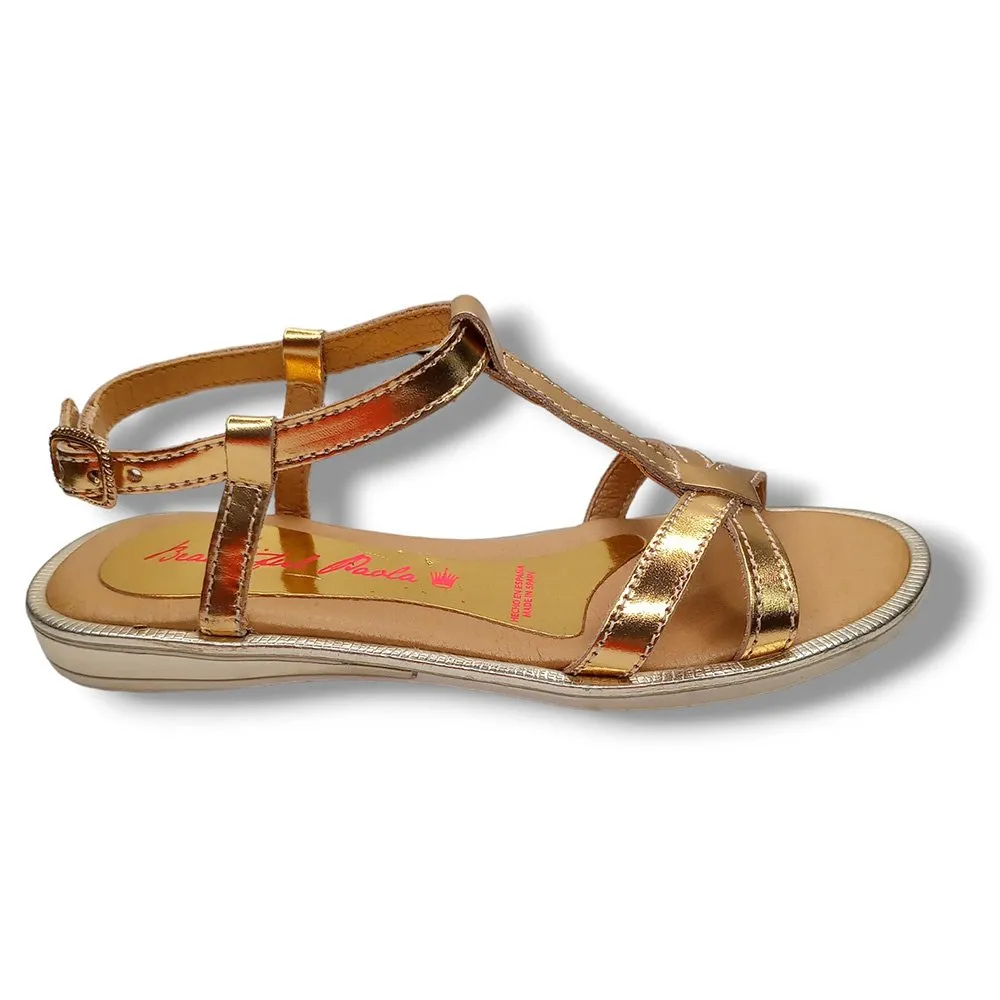 Sandalia Pablosky Abierta 801581 ORO CORDONETS