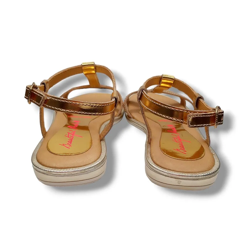 Sandalia Pablosky Abierta 801581 ORO CORDONETS