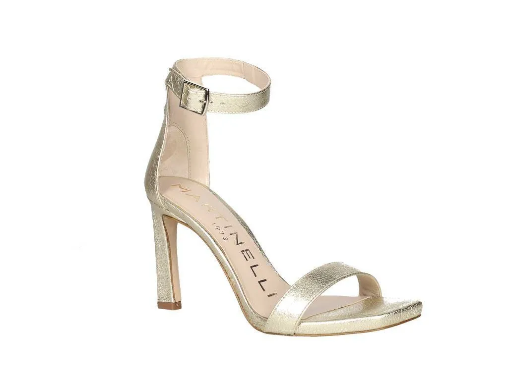 Sandalia Platino Tira Pala y Pulsera