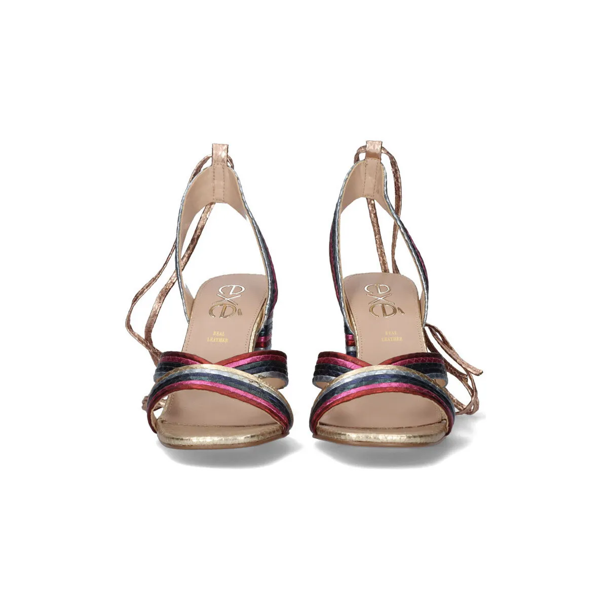 SANDALIA TACÓN CAROL502 SNAKE MULTICOLOR
