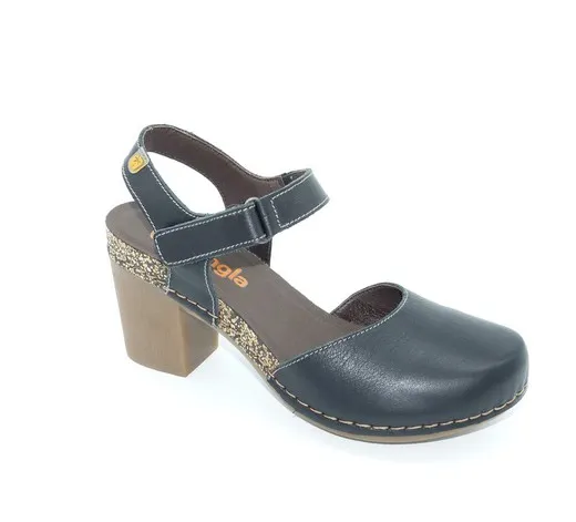 Sandalia Tacón Jungla 7831 Negro