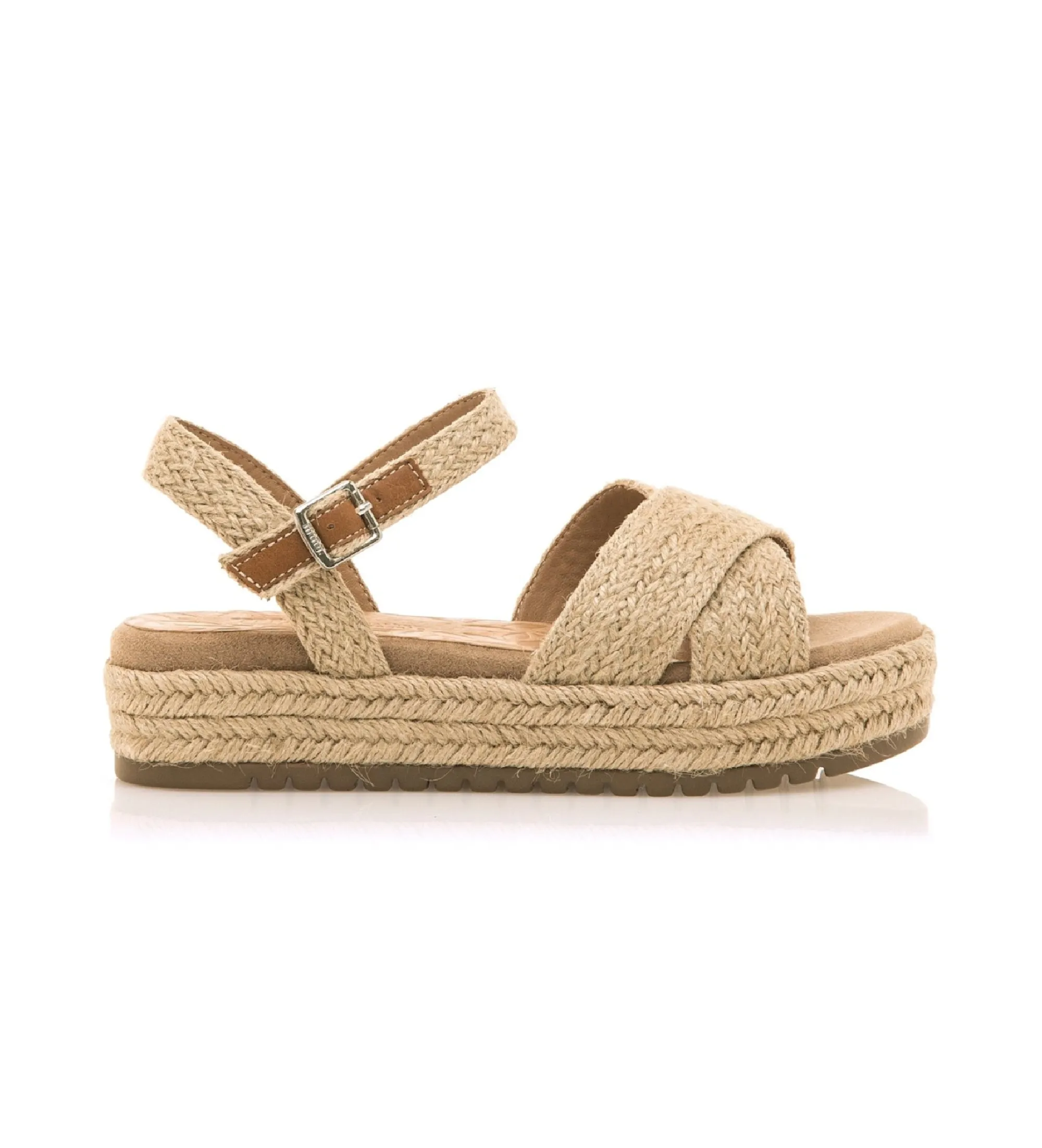 SANDALIAS AMELIE BEIGE ALTURA TACóN 5CM