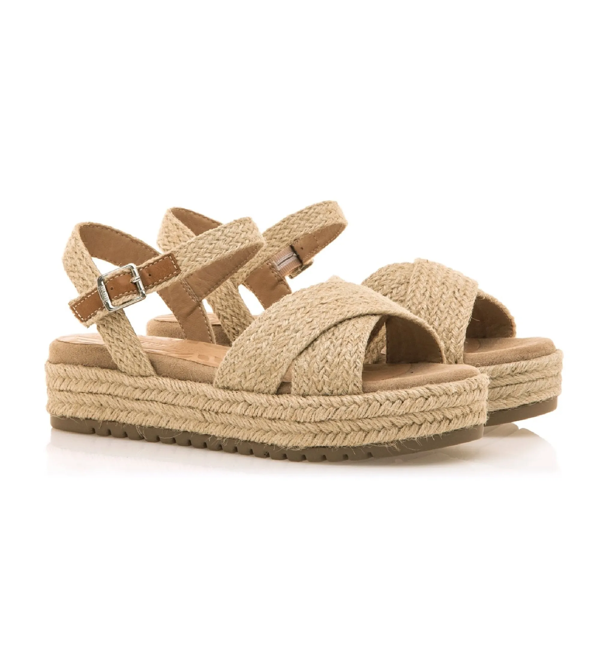 SANDALIAS AMELIE BEIGE ALTURA TACóN 5CM