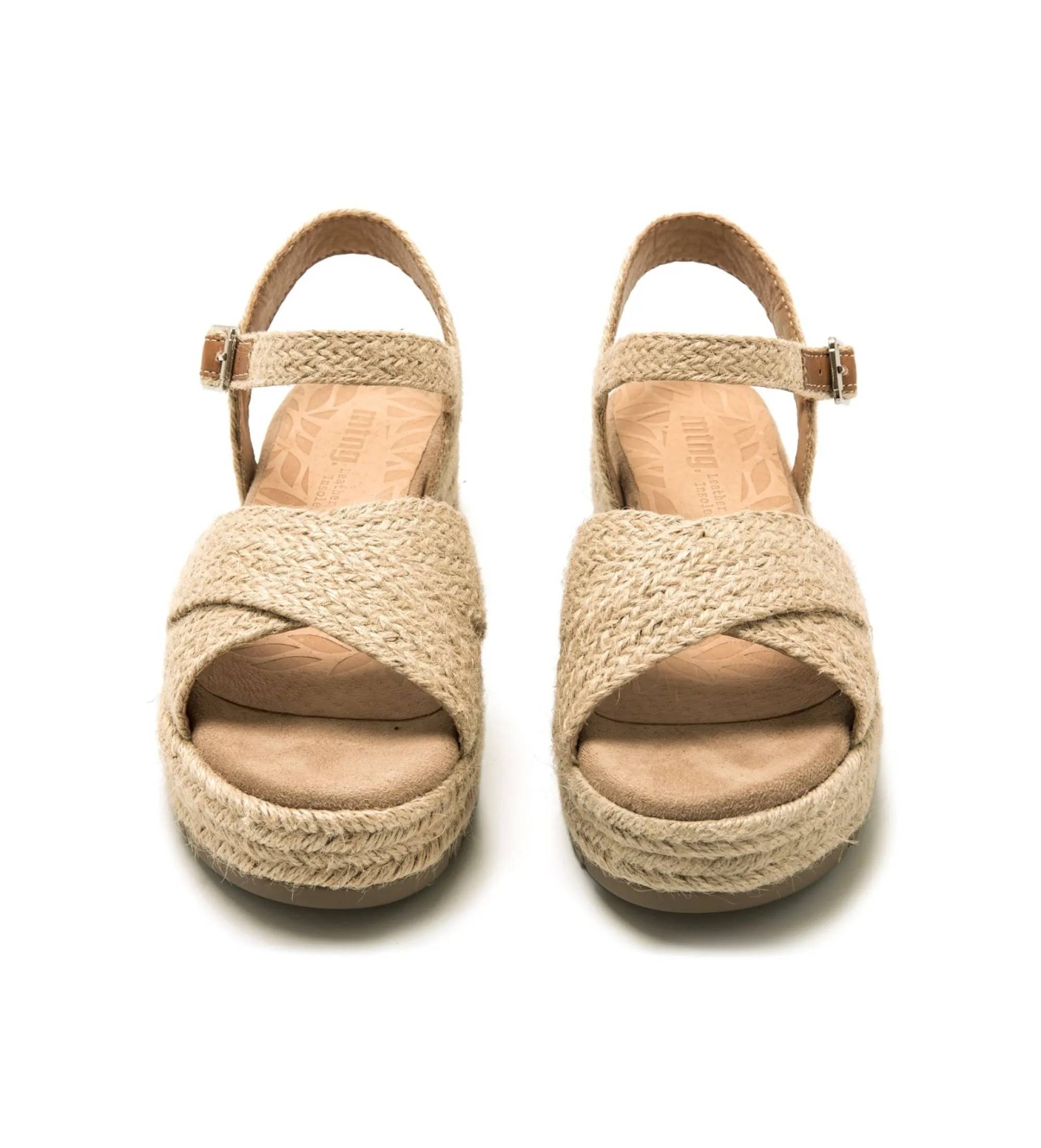 SANDALIAS AMELIE BEIGE ALTURA TACóN 5CM