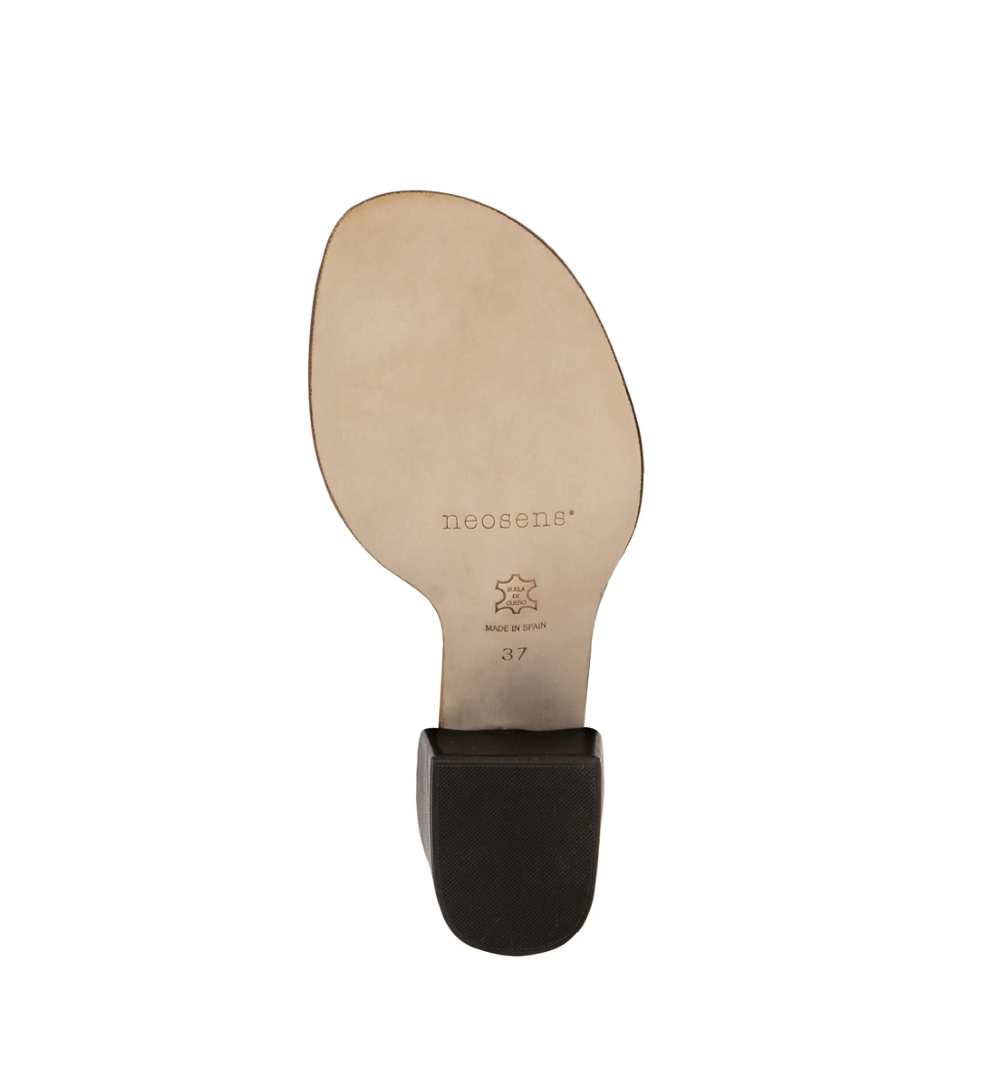 SANDALIAS DE PIEL S3174 NEGRO ALTURA TACóN 6CM