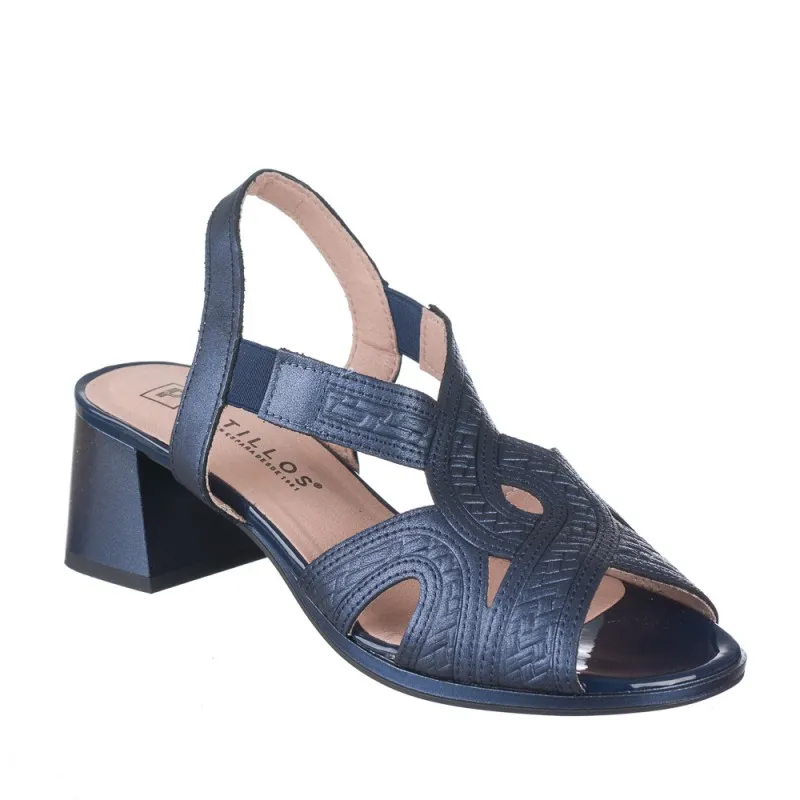 Sandalias De TacÓn Pitillos 5690 Mujer Marino