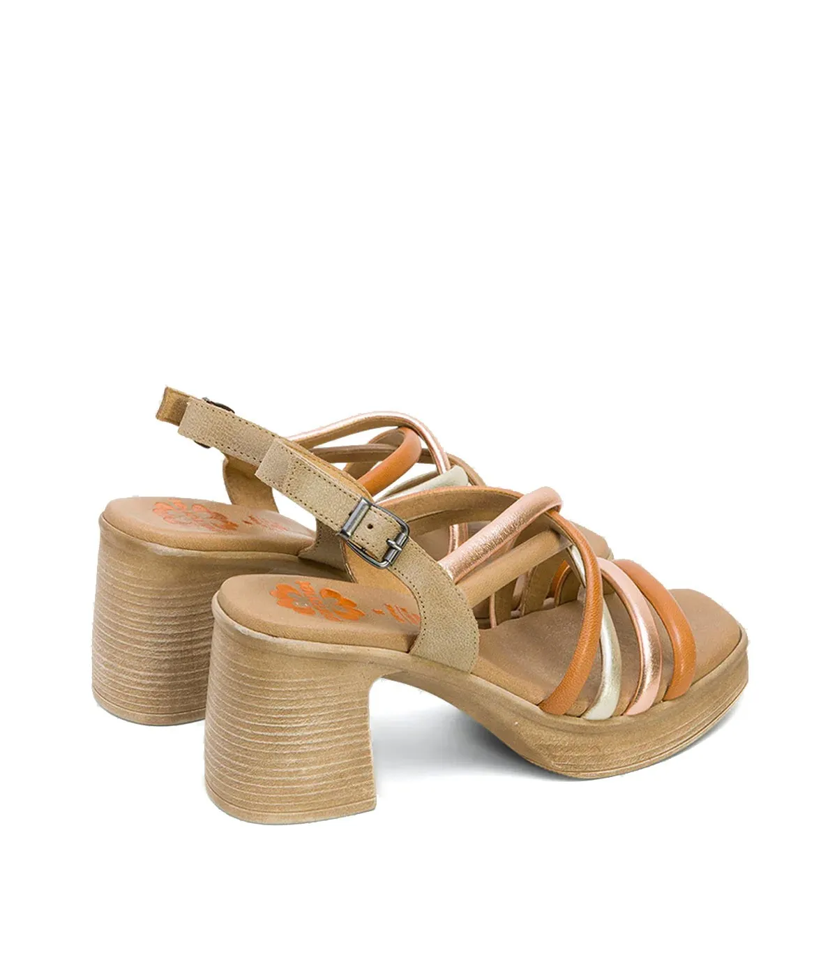 SANDALIAS DE TACÓN PORRONET IDRA 3051 ARENA