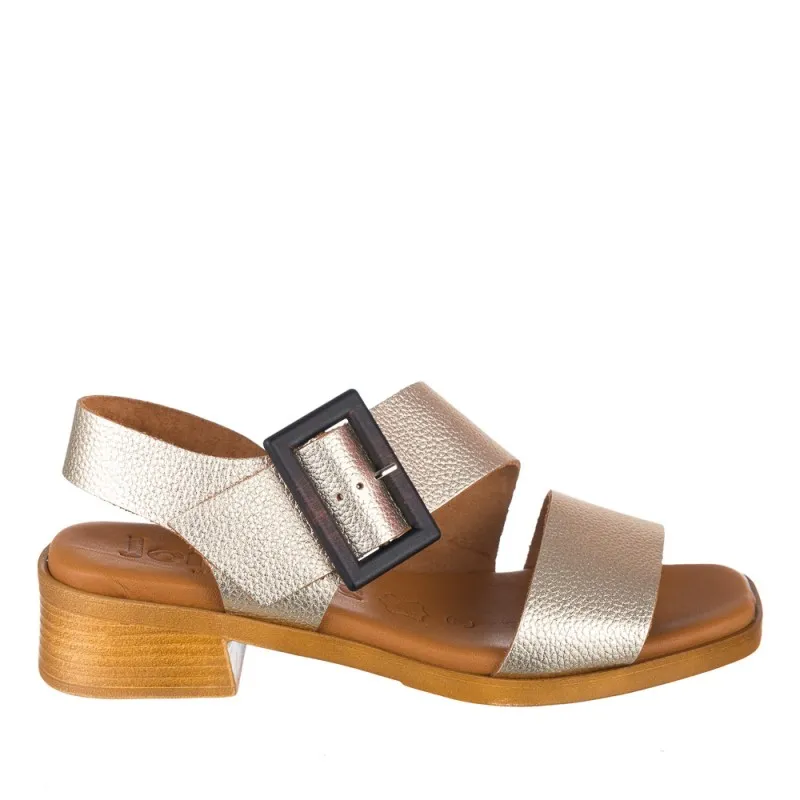 Sandalias De Tacón Zapp 4186 Mujer Oro