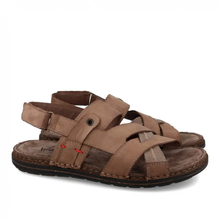 SANDALIAS MARRONES WALK AND FLY LA RAMBLA 680 28201 WALK AND FLY