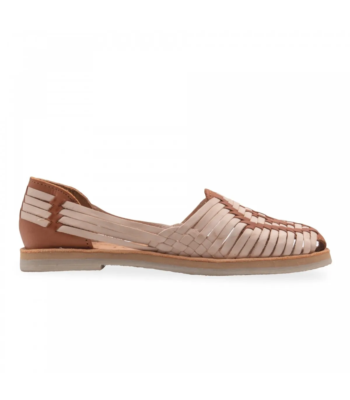SANDALIAS PLANAS PIEL MUJER MEXAS ZICATELA