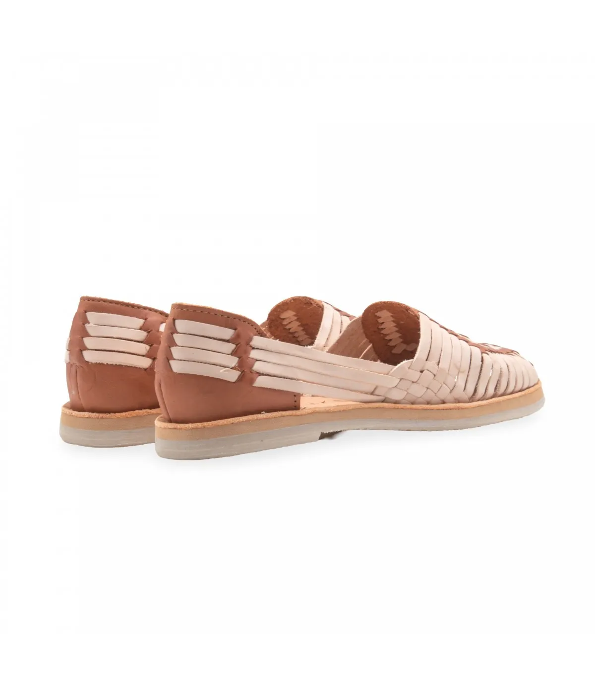 SANDALIAS PLANAS PIEL MUJER MEXAS ZICATELA