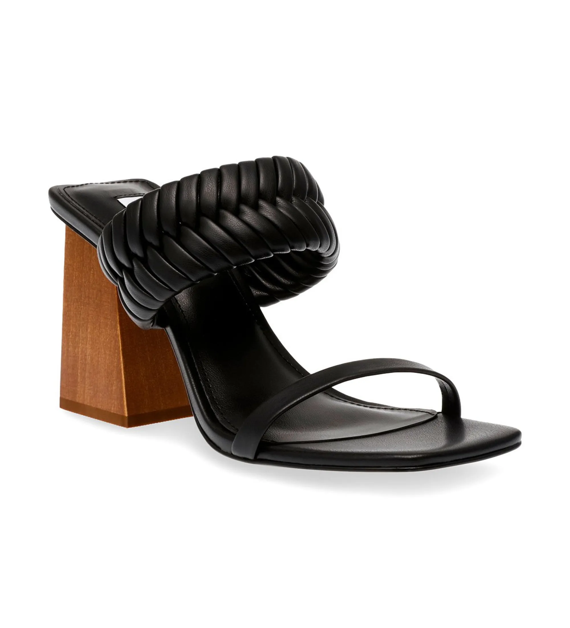 SANDALIAS RAVER NEGRO ALTURA TACóN 10CM