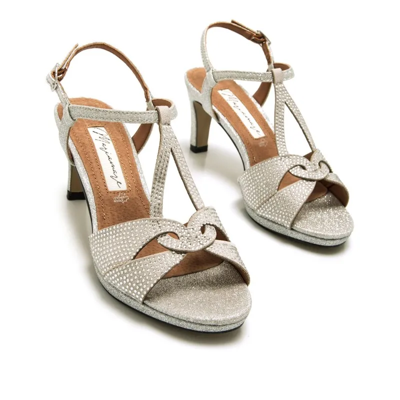 Sandalias Vestir de Mujer MARIAMARE 68432 Plata 57152