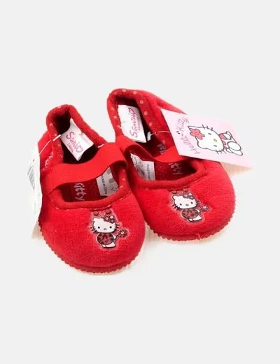 Sanrio Zapatilla de casa roja