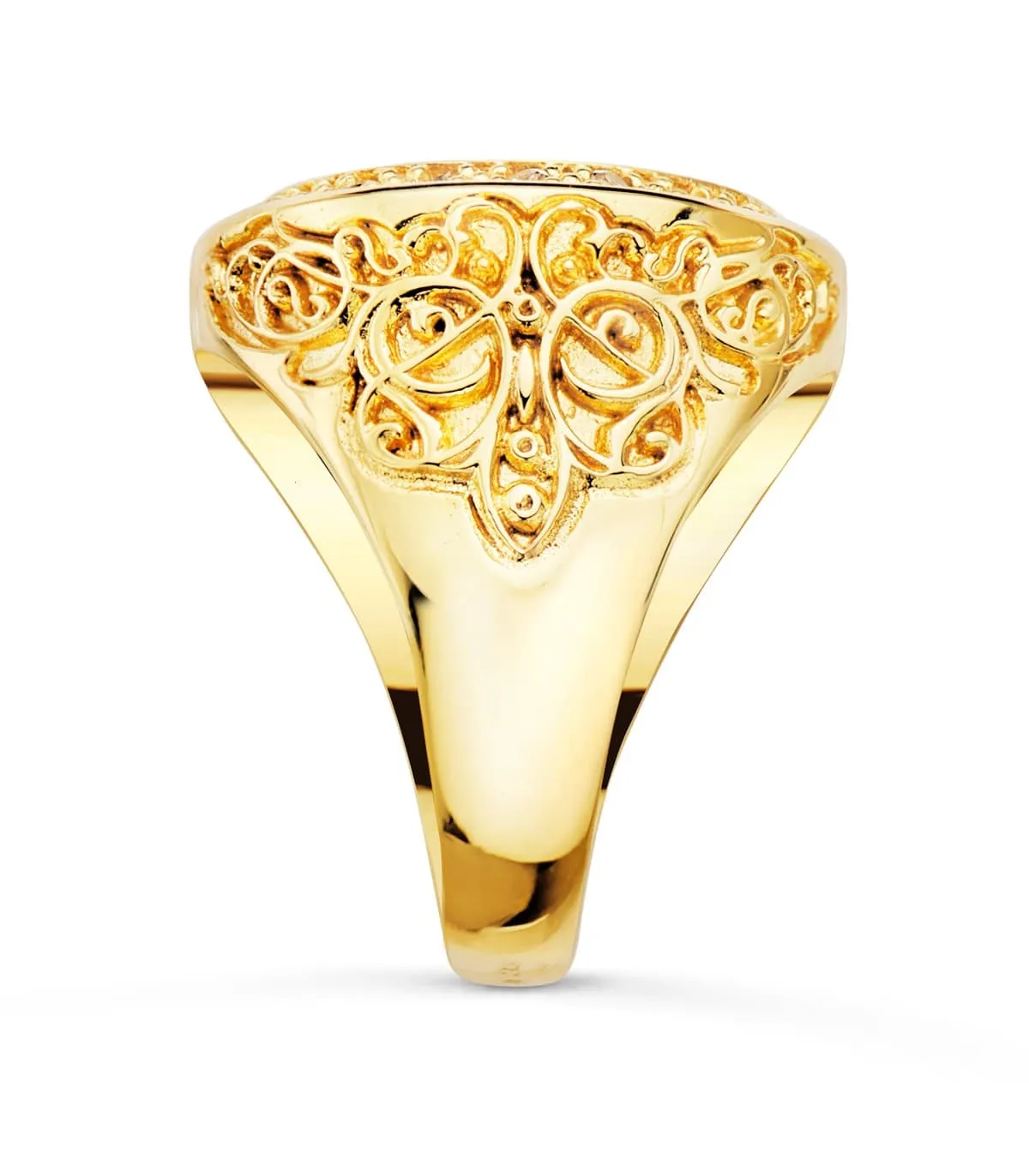 Sello Medalla Medusa Oro Amarillo 18K