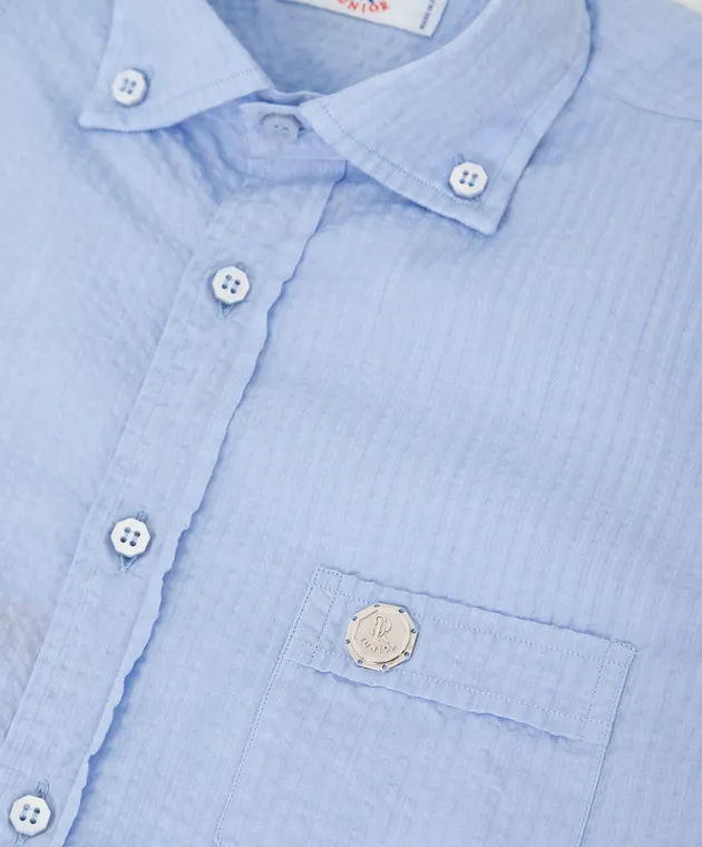 Stefano Ricci Children's blue shirt