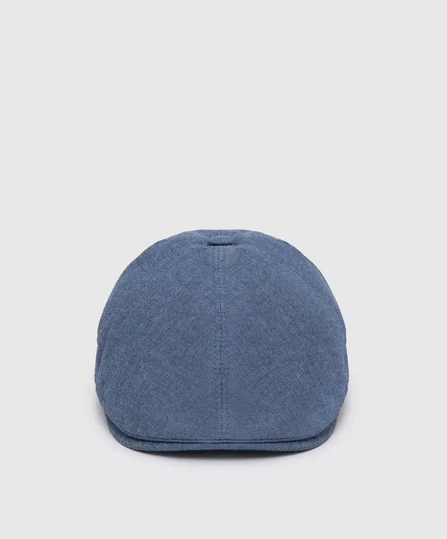 Stefano Ricci Children's blue wool cap