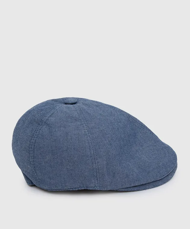 Stefano Ricci Children's blue wool cap