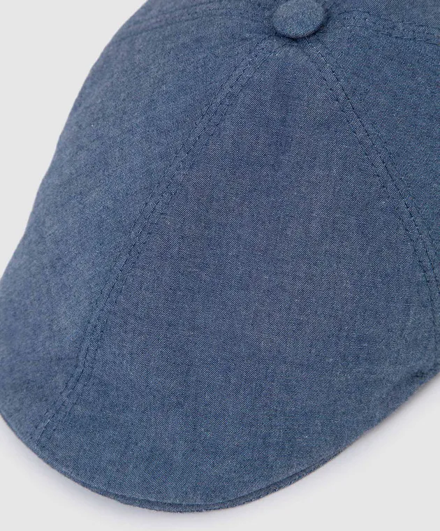 Stefano Ricci Children's blue wool cap