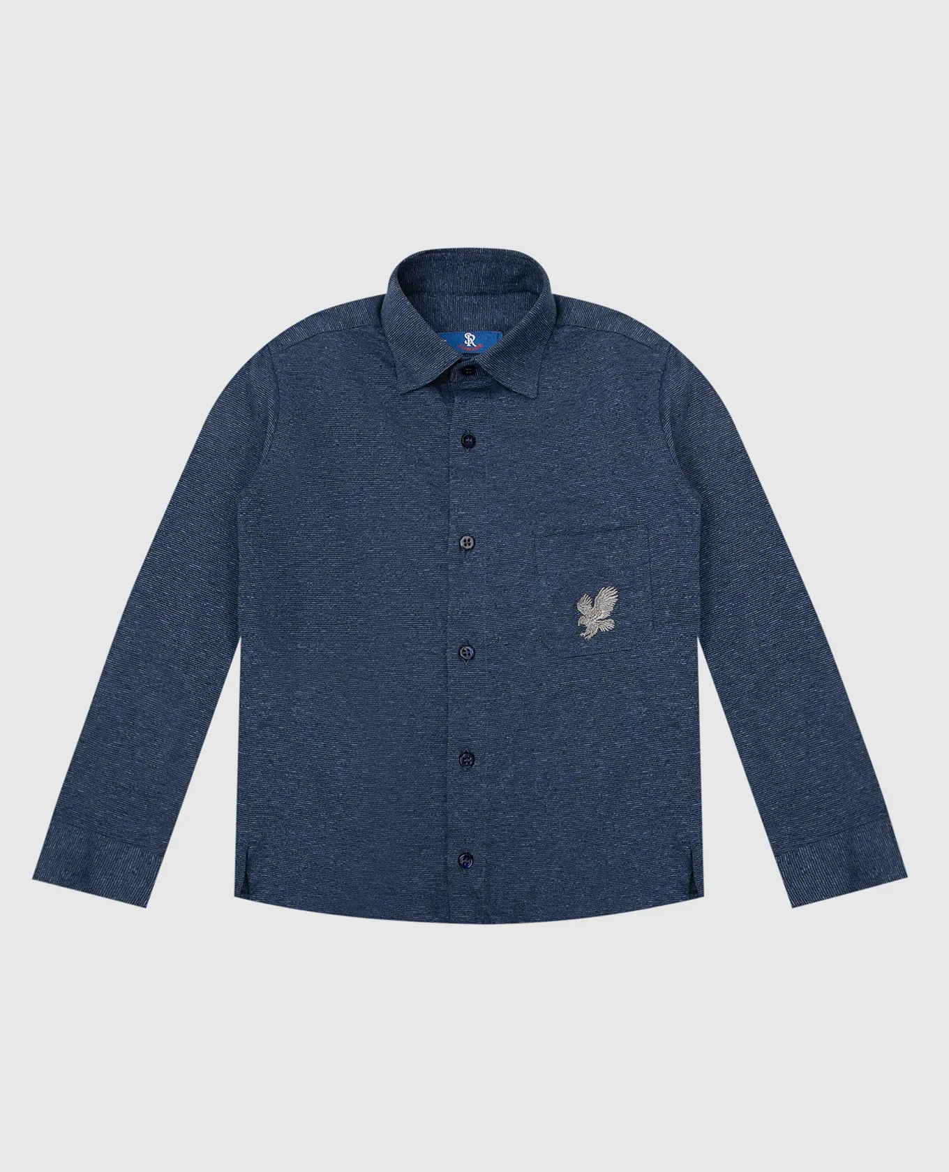 Stefano Ricci Children's shirt with an emblem