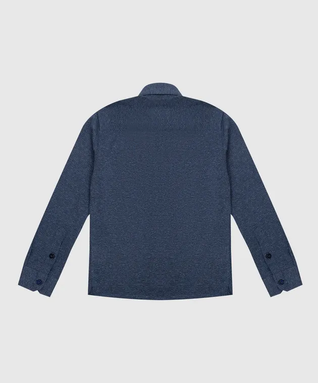 Stefano Ricci Children's shirt with an emblem