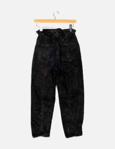Stradivarius Jeans negro jogger