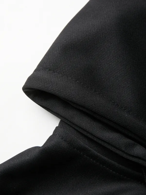 Sudadera con capucha y cremallera con parche de estrella para hombre