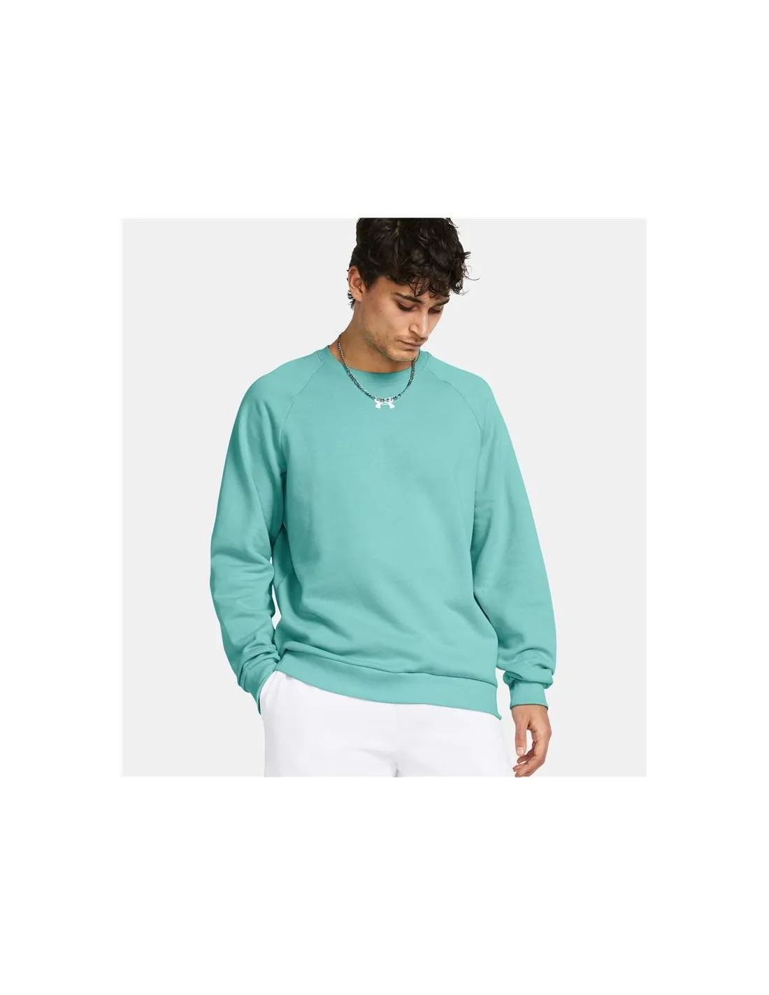 Sudadera de Fitness Under Armour Rival Hombre Verde