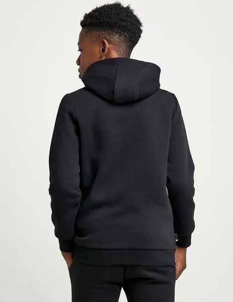 SUDADERA ELEVEN DEGREES CAPUCHA JR CORE SMALL LOGO  BLACK
