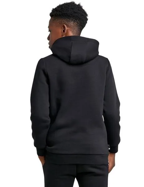 SUDADERA ELEVEN DEGREES CAPUCHA JR CORE SMALL LOGO  BLACK