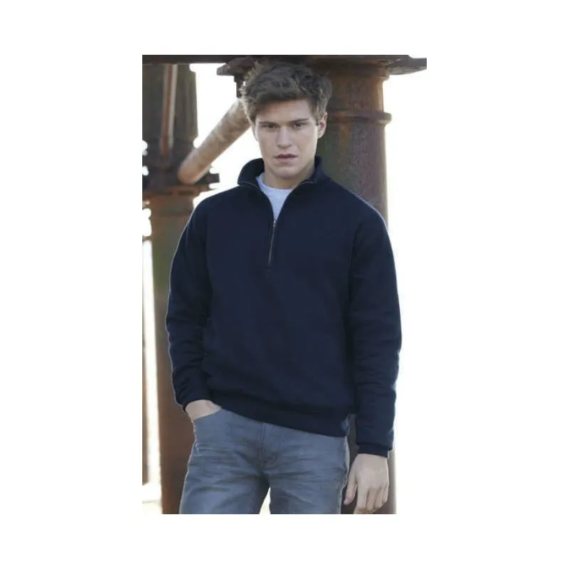 Sudadera Hombre con Cremallera Corta de Fruit of the Loom