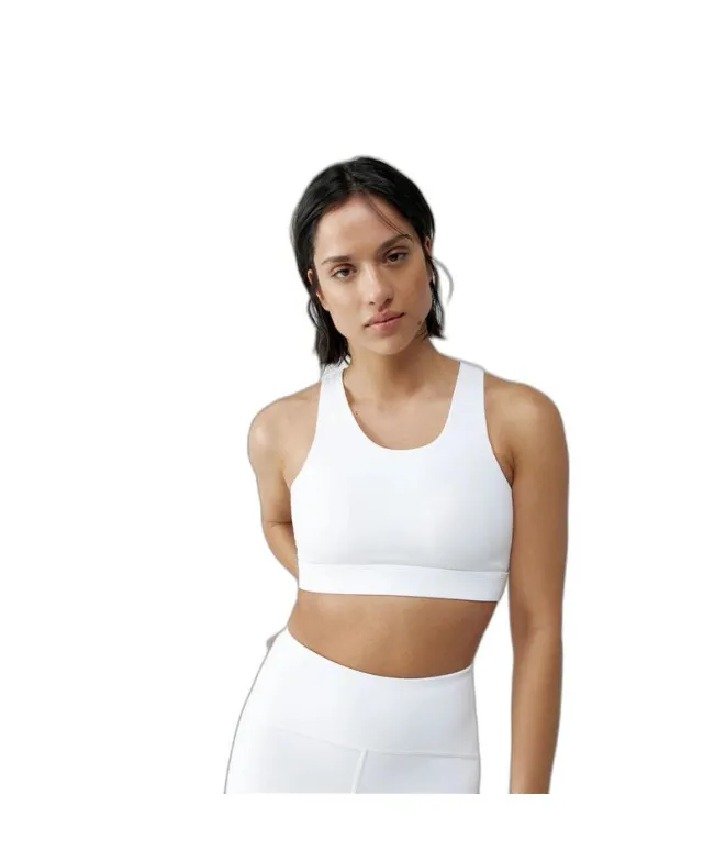 Sujetador deportivo Born Living Yoga Colette Blanco Mujer
