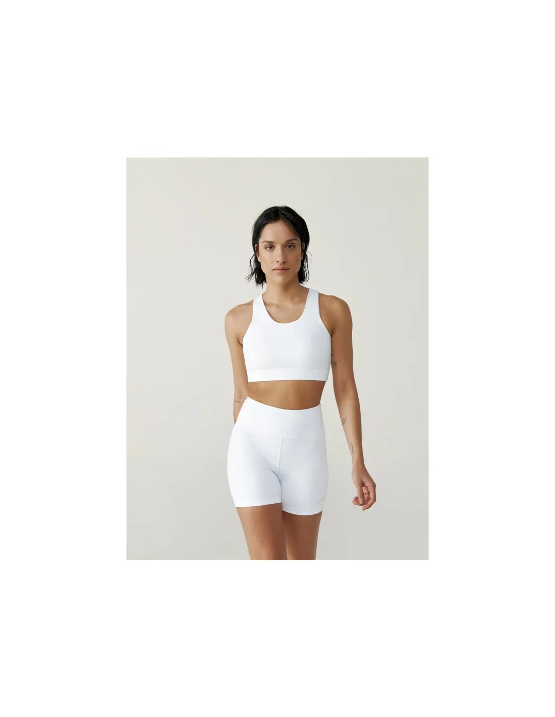 Sujetador deportivo Born Living Yoga Colette Blanco Mujer