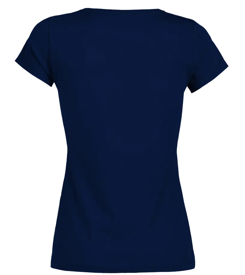Tennis ball racket Ace sports team player mom dad tenis T shirt Camiseta cuello redondo Mujer