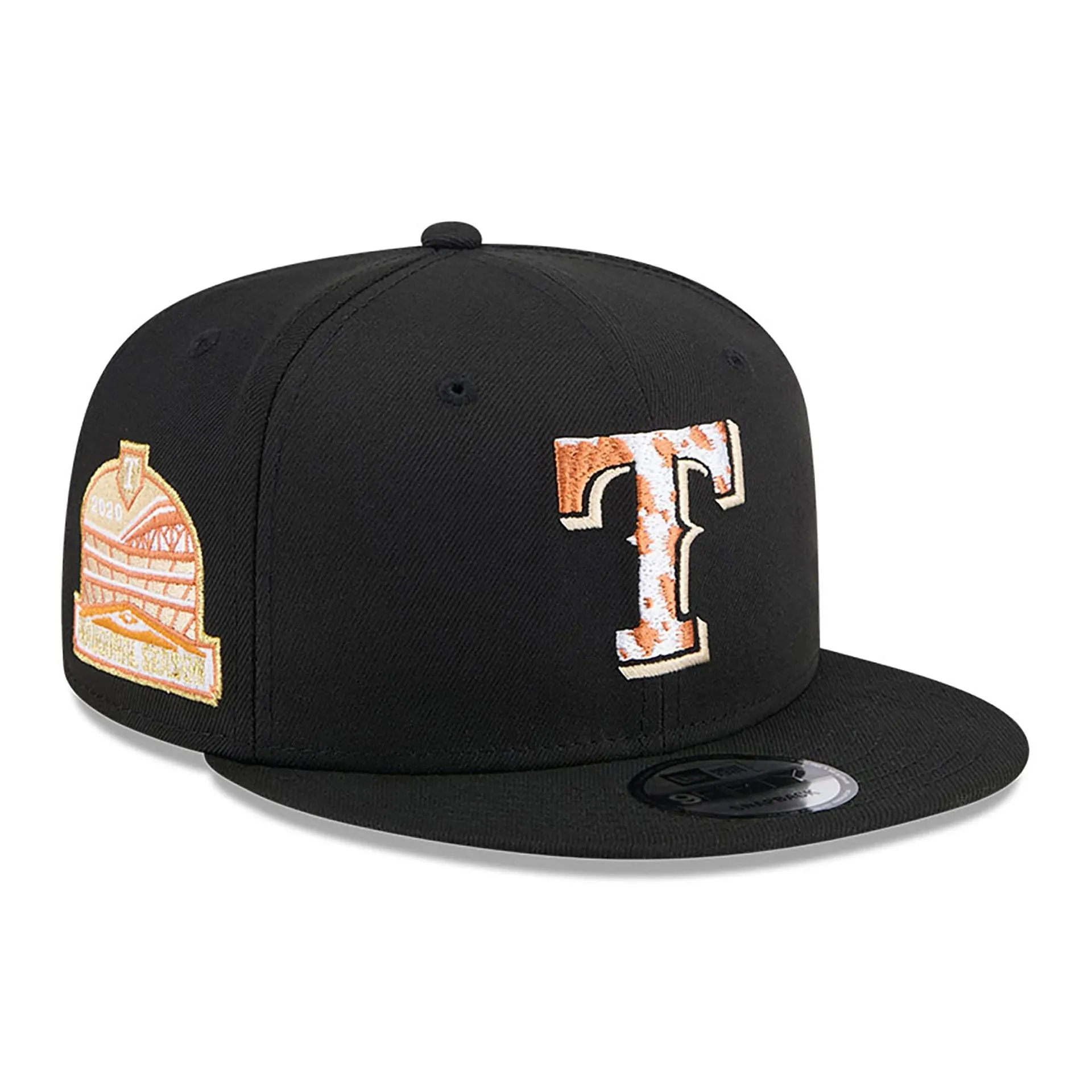 Texas Rangers Animal Fill Black 9FIFTY Snapback Cap