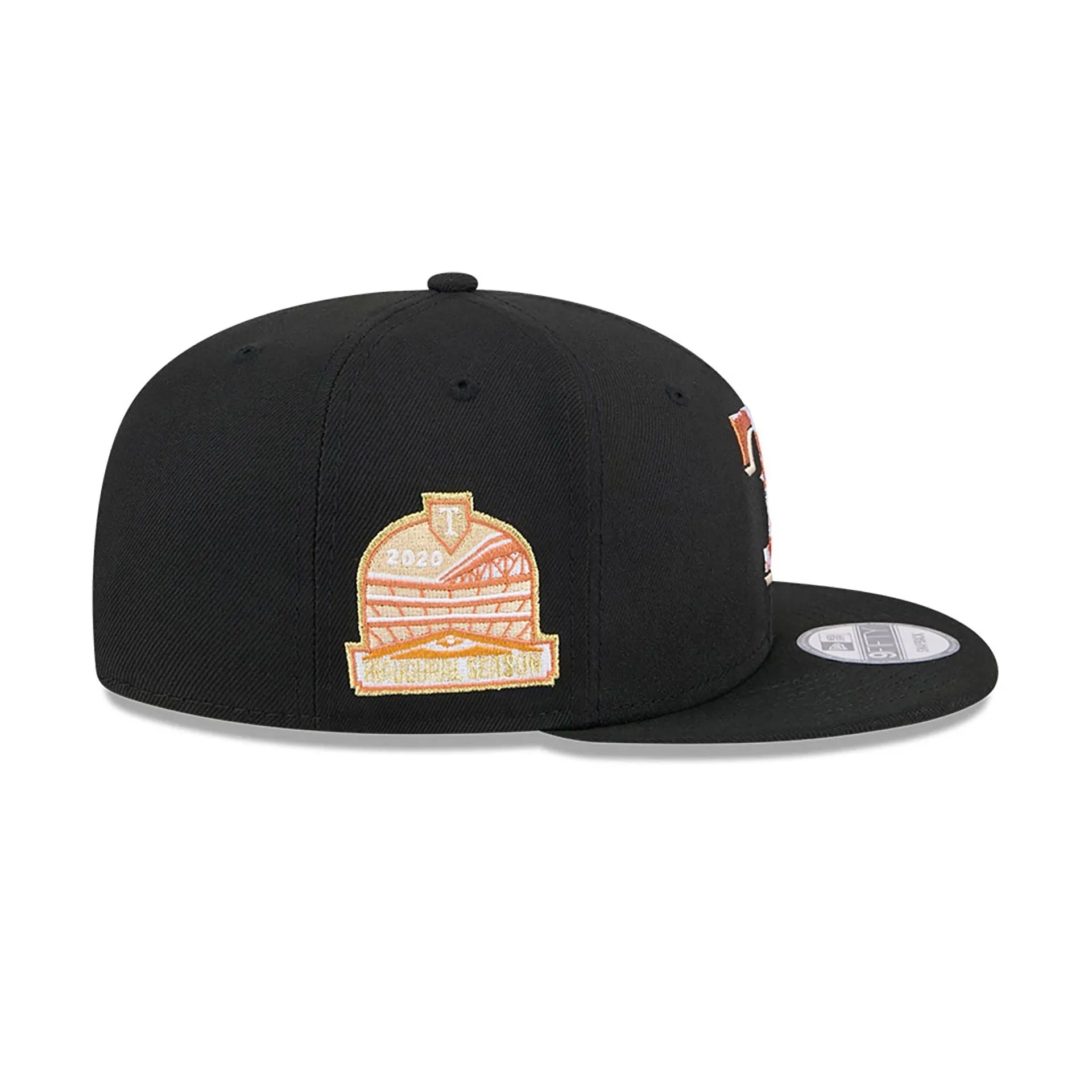 Texas Rangers Animal Fill Black 9FIFTY Snapback Cap