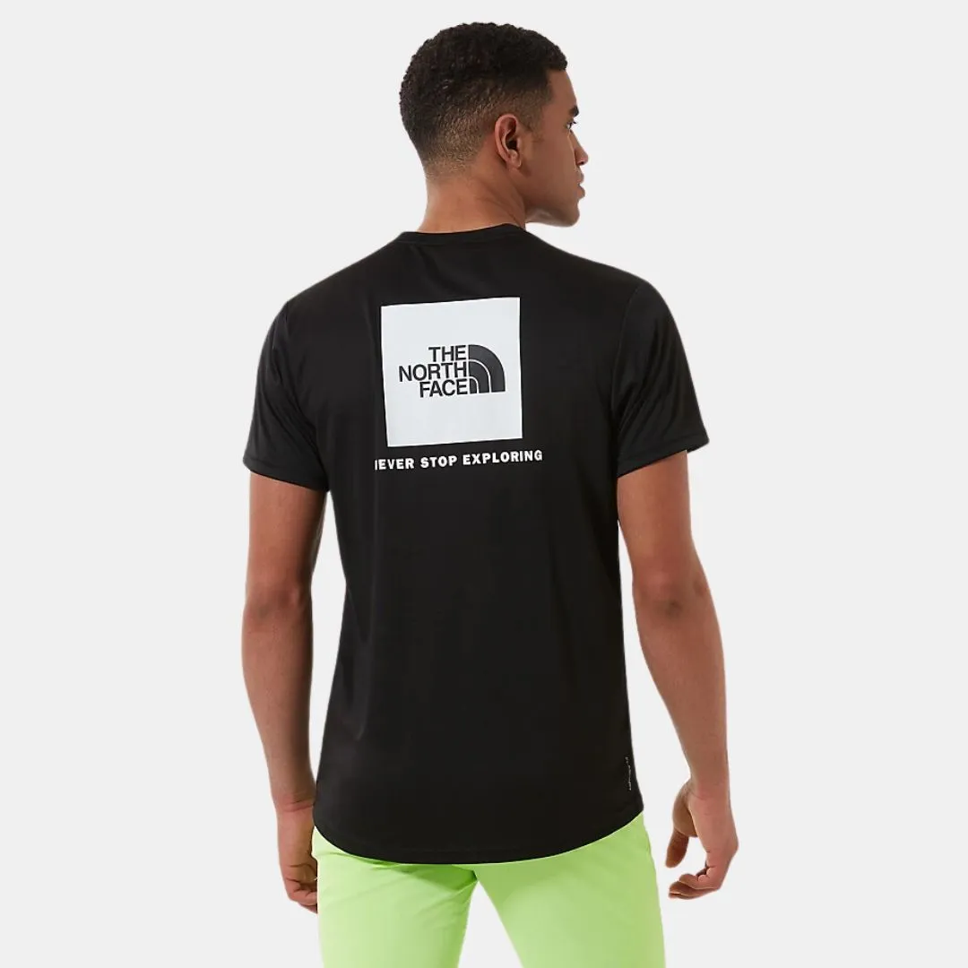 THE NORTH FACE REDBOX REAXION TSHIRT BLACK/WHITE