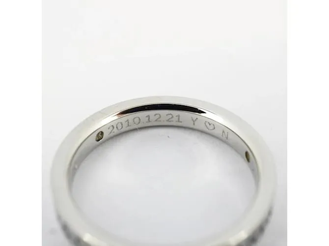 Tiffany & Co Anillo de banda de platino 950 Tiffany con diamante 