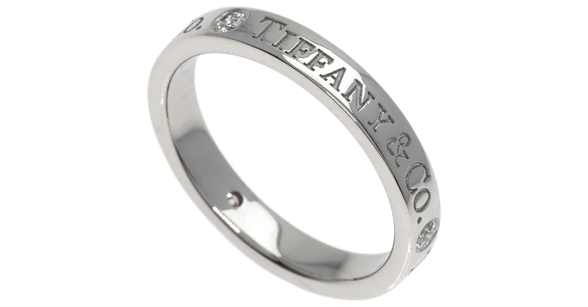 Tiffany & Co Anillo plano Tiffany en platino 