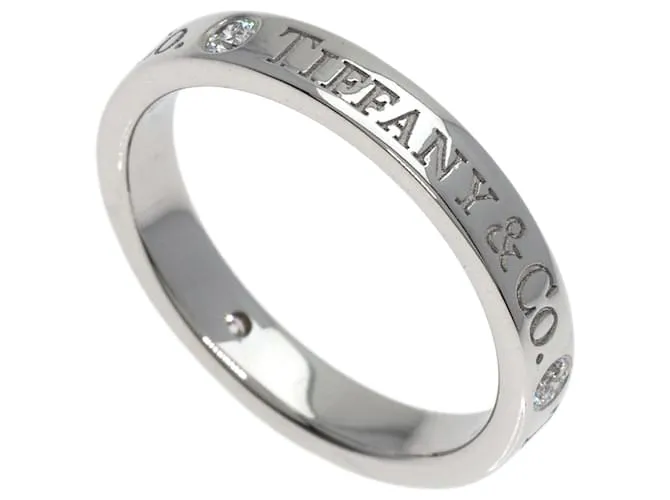 Tiffany & Co Anillo plano Tiffany en platino 