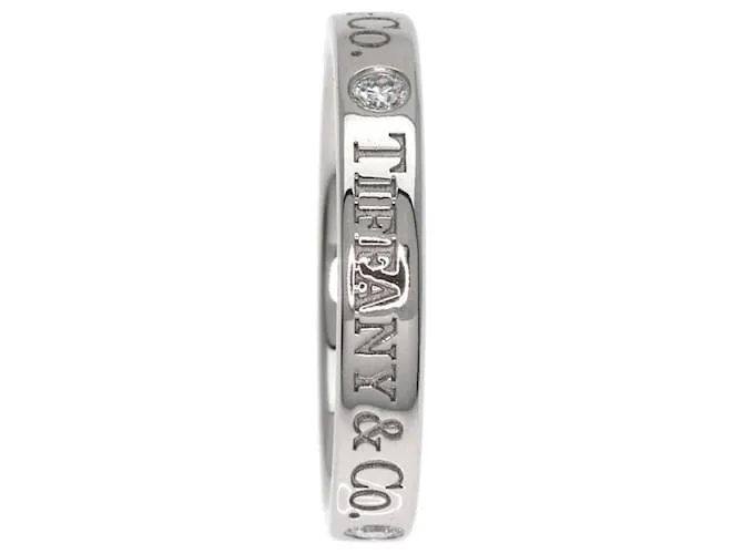 Tiffany & Co Anillo plano Tiffany en platino 