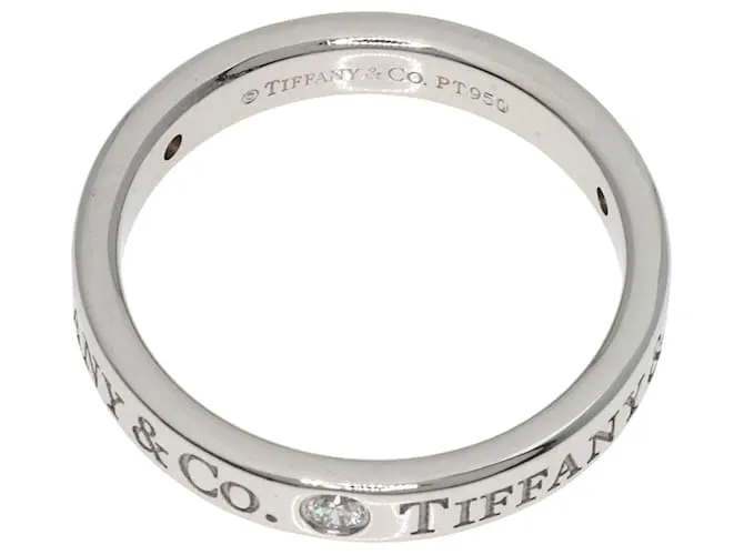 Tiffany & Co Anillo plano Tiffany en platino 