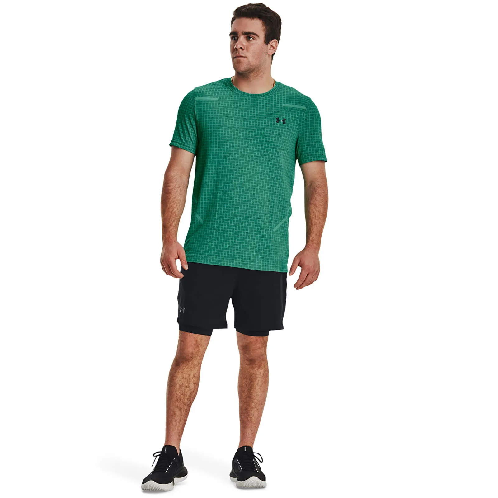 Under Armour Seamless Grid Ss Green