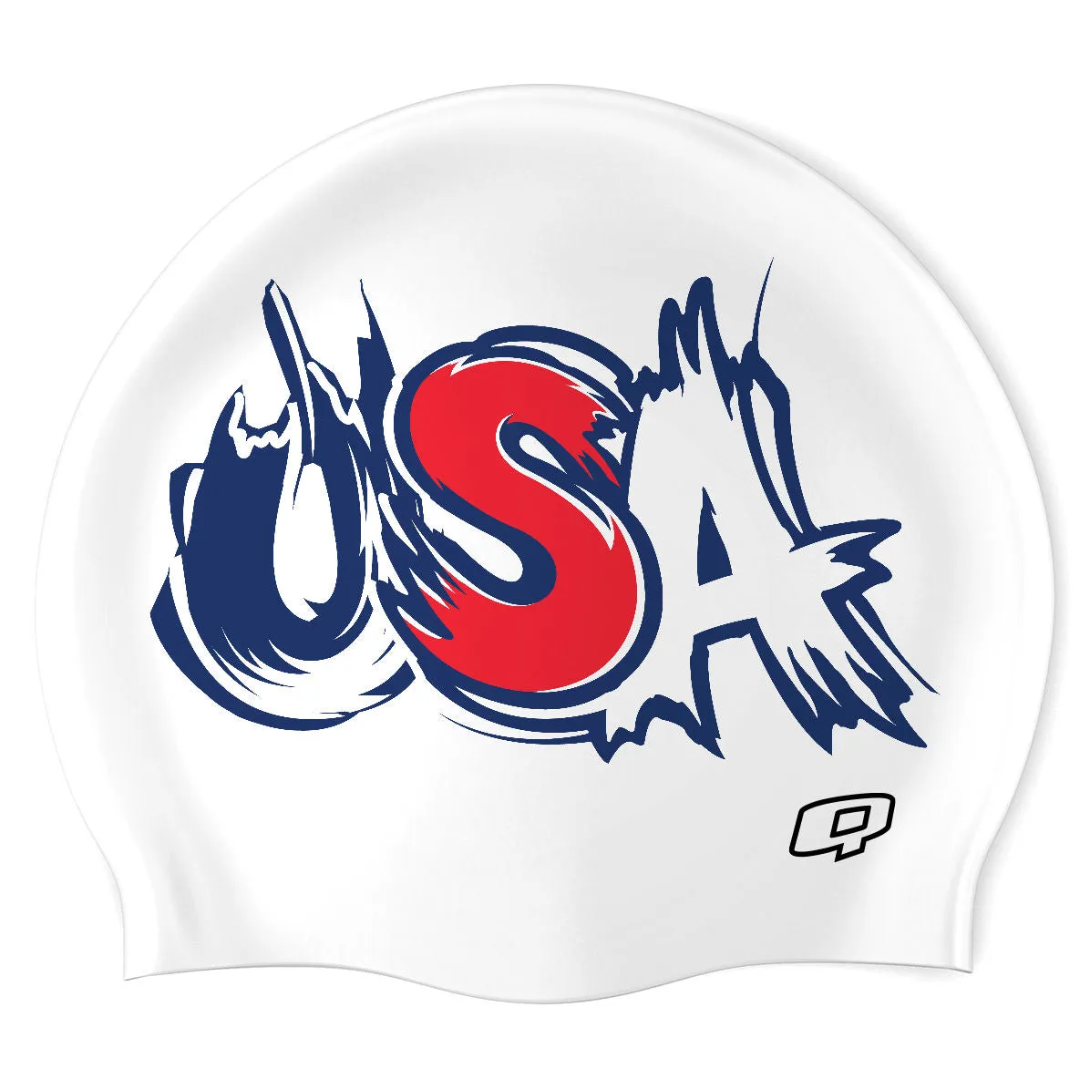 USA 01  SILICON SWIMMING CAP