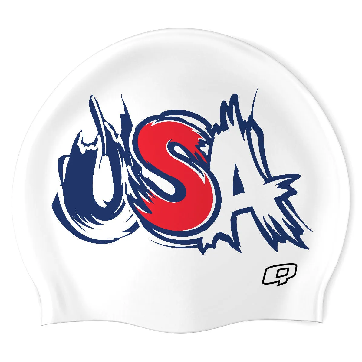 USA 01  SILICON SWIMMING CAP
