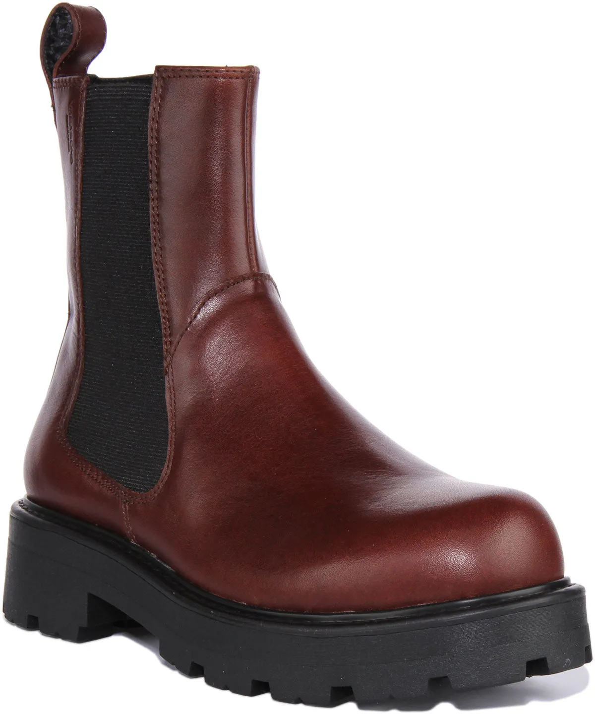 Vagabond Cosmo 2.0 Bota Chelsea de piel lisa para mujer en marrón