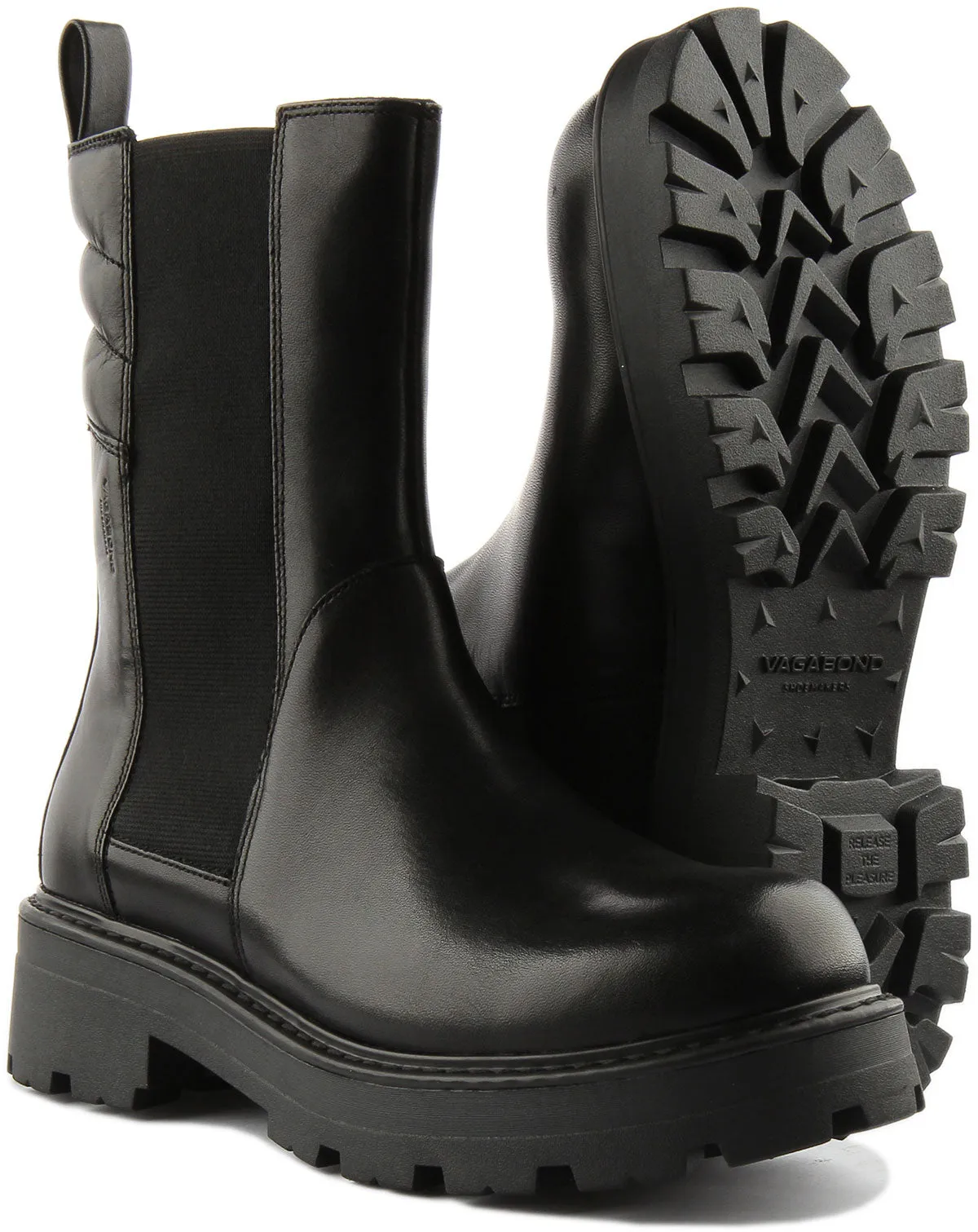 Vagabond Cosmo 2.0 Bota Chelsea de piel lisa para mujer en marrón