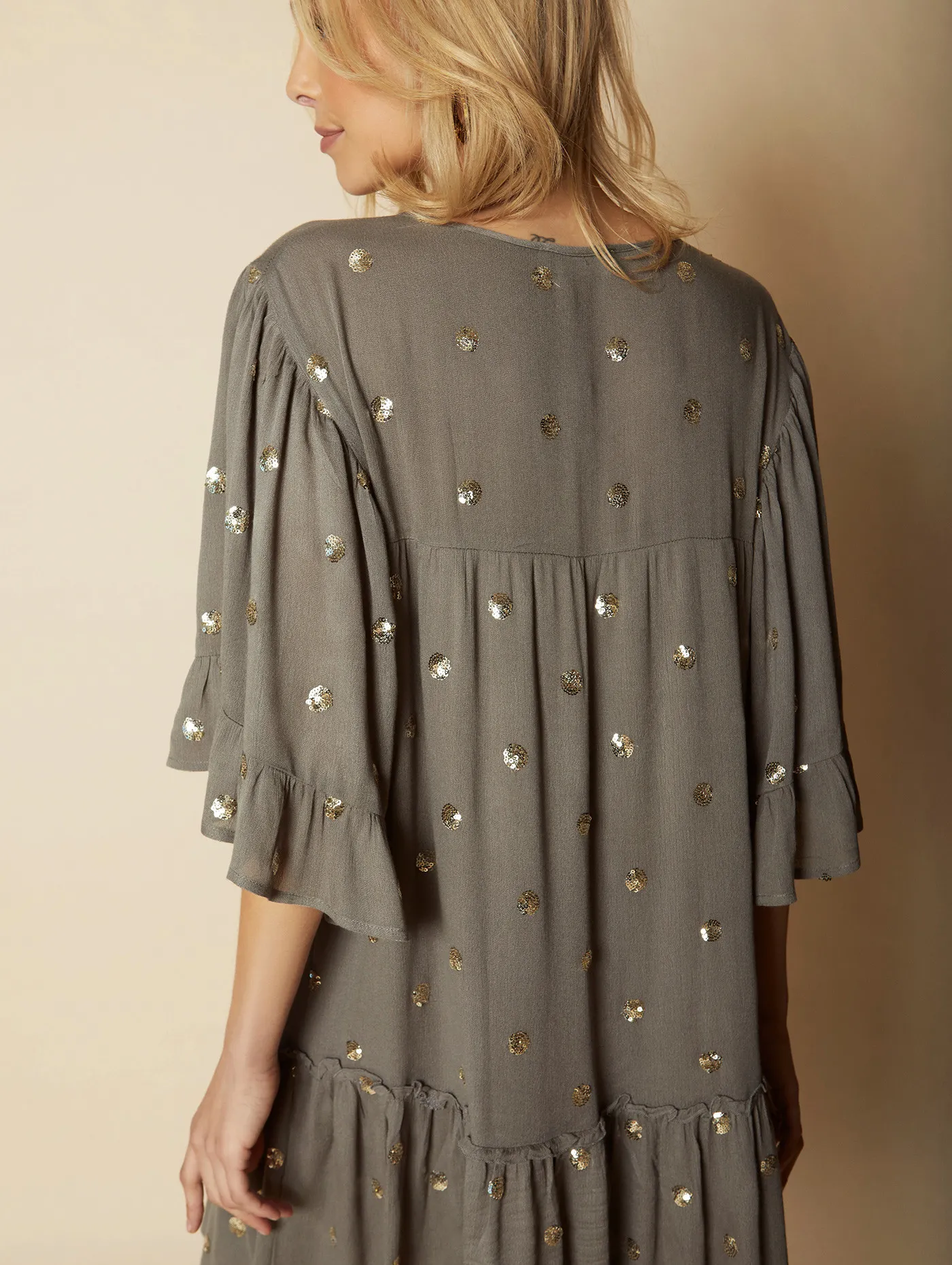 Vestido Bambula tentejuelas