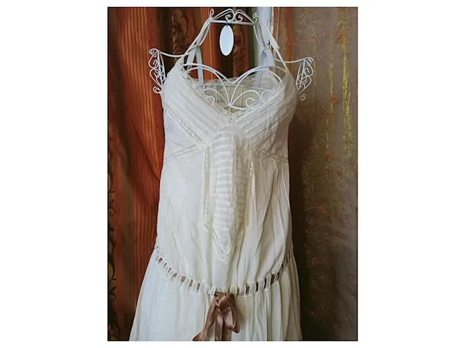 Vestido largo maje Beige 